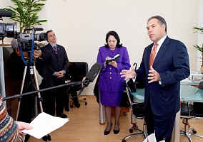 Официальный прием министра иностранных дел Панамы